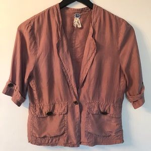 We The Free Silk Muave Color Jacket Size 2 (XS)